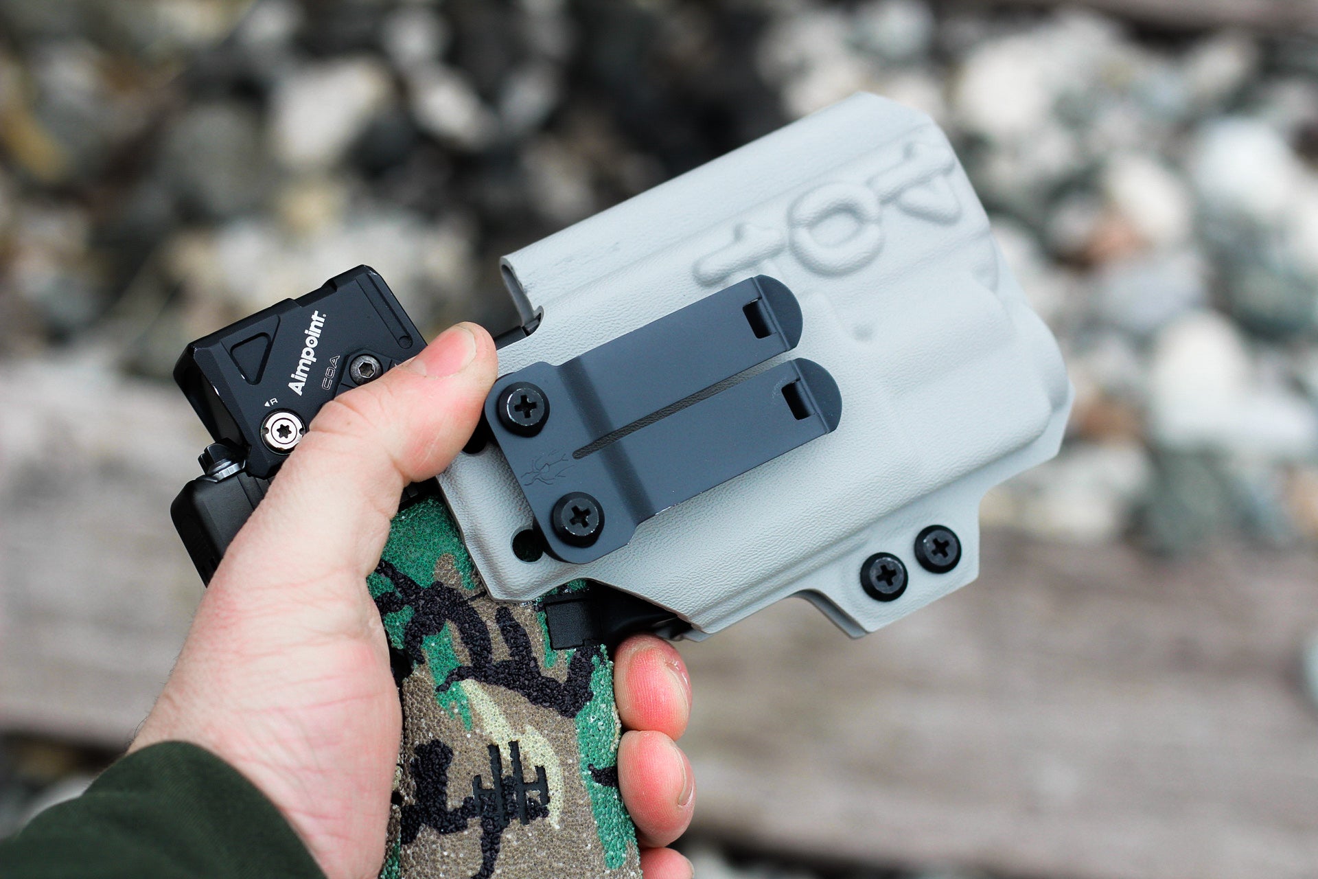 404 Concealment IWB Kydex Holster Close Up - Contact Us